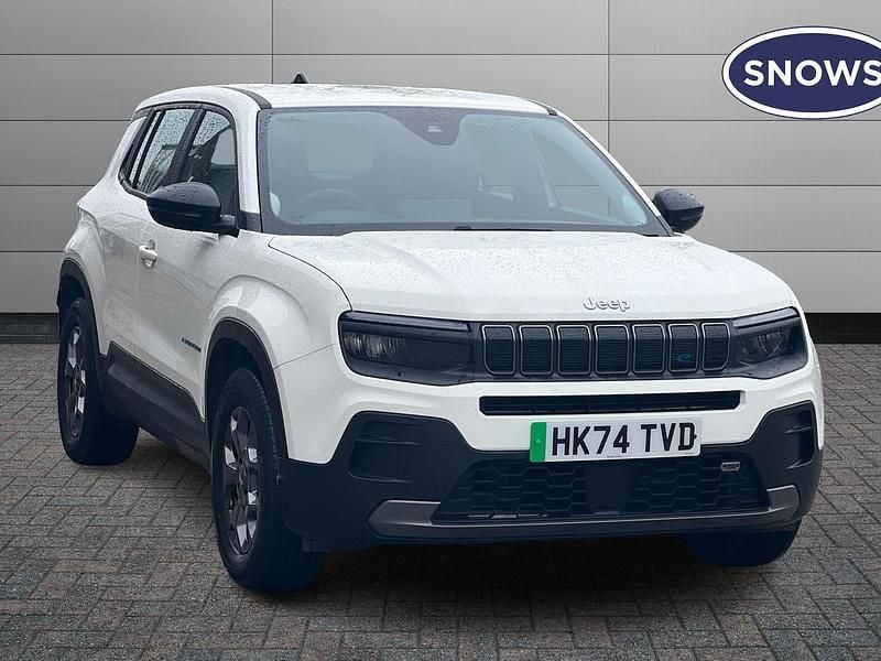 White Used 2024 Jeep Avenger EV Longitude SUV | £17,990 (Good price) - Image 1/4