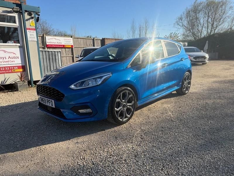 Used Ford Fiesta ST-Line 125 HP (91 kW) 2020 Blue Hatchback