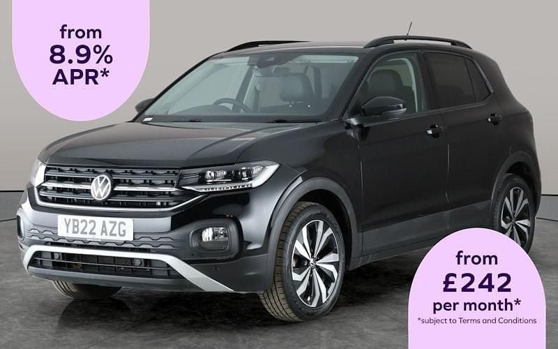 Used 2024 VW T-Cross Black Edition SUV | £17,673 (Good price) - Image 1/2
