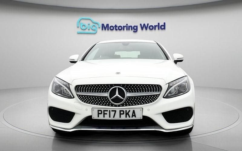 Used Mercedes C200 AMG line 184 HP (135 kW) 2017 White Coupe