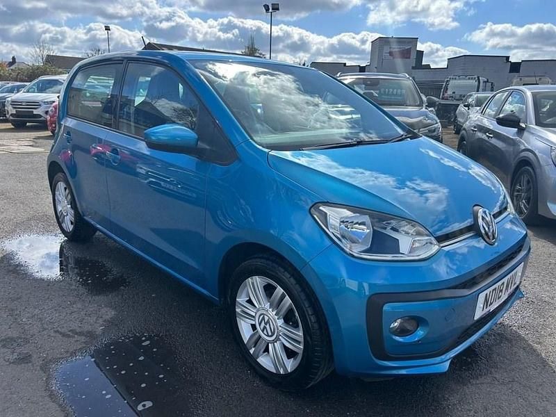 Begagnad VW up! high up! 75 HK (55 kW) 2018 Blå Halvkombi