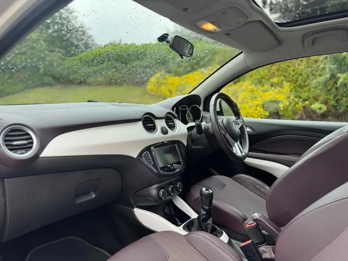 Used Vauxhall Adam Glam 100 HP (73 kW) 2013 Red Hatchback