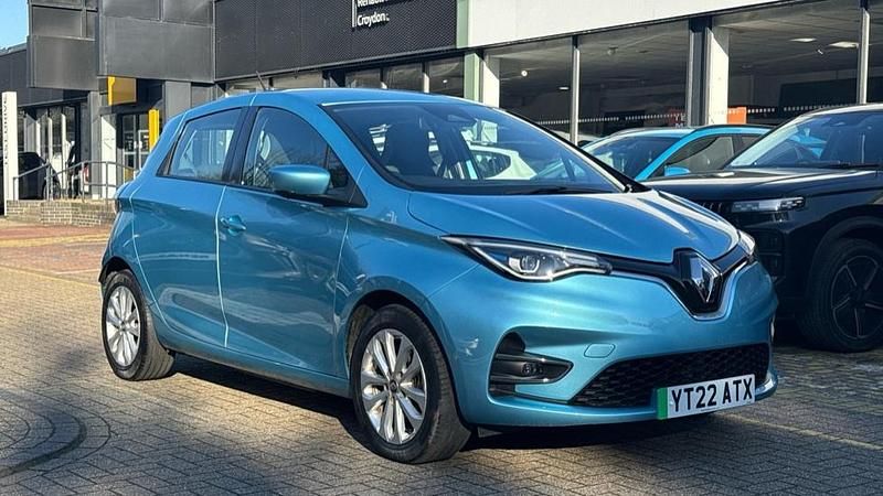 Used Renault Zoe Iconic 80 kW (109 HP) 2022 Blue  Hatchback