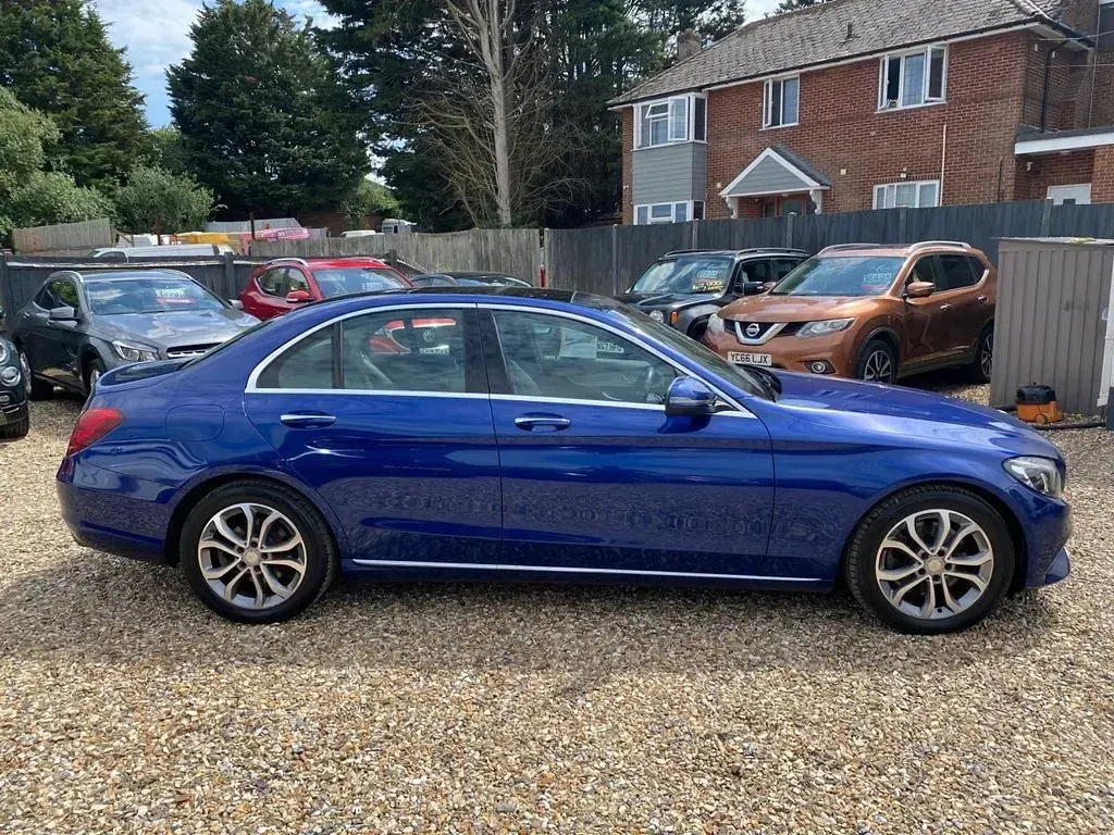 Used Mercedes C300 Premium 2015 Blue Sedan