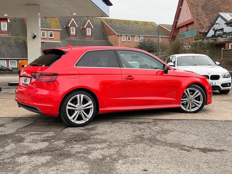 Used Audi A3 S-Line 184 HP (135 kW) 2014 Red Hatchback