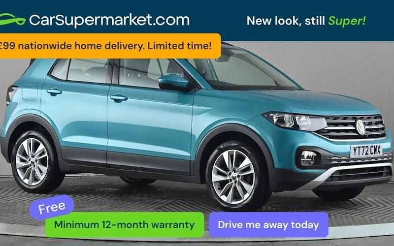 Used VW T-Cross SE 110 HP (80 kW) 2022 Turquoise SUV
