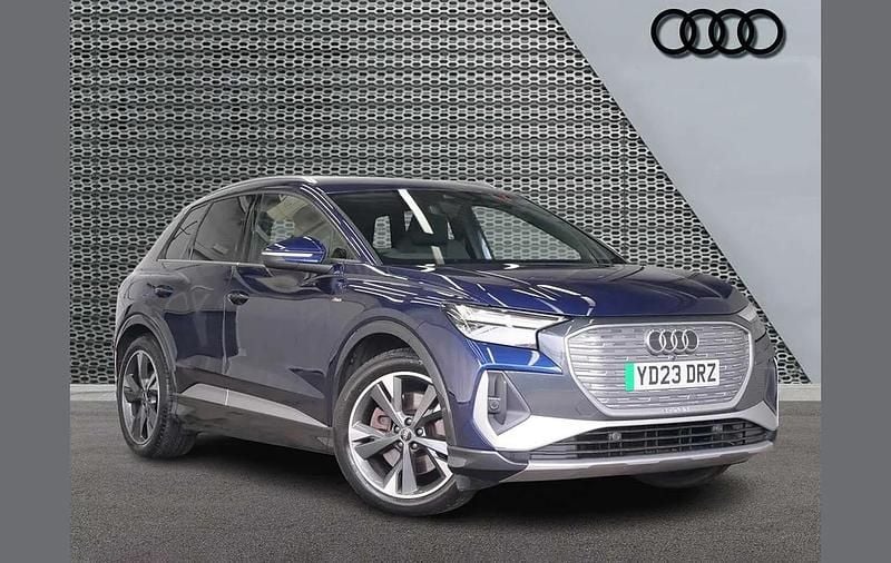 Used Audi Q4 e-tron S-Line 150 kW (204 HP) 2023 Blue SUV