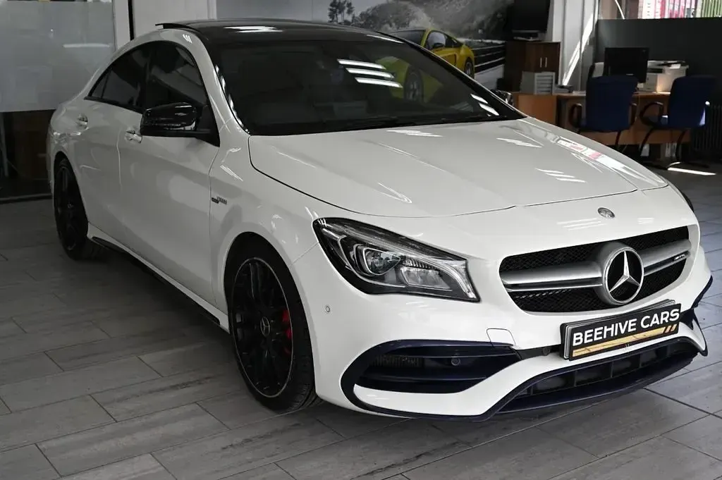 Used Mercedes CLA45 AMG 2016 White Sedan