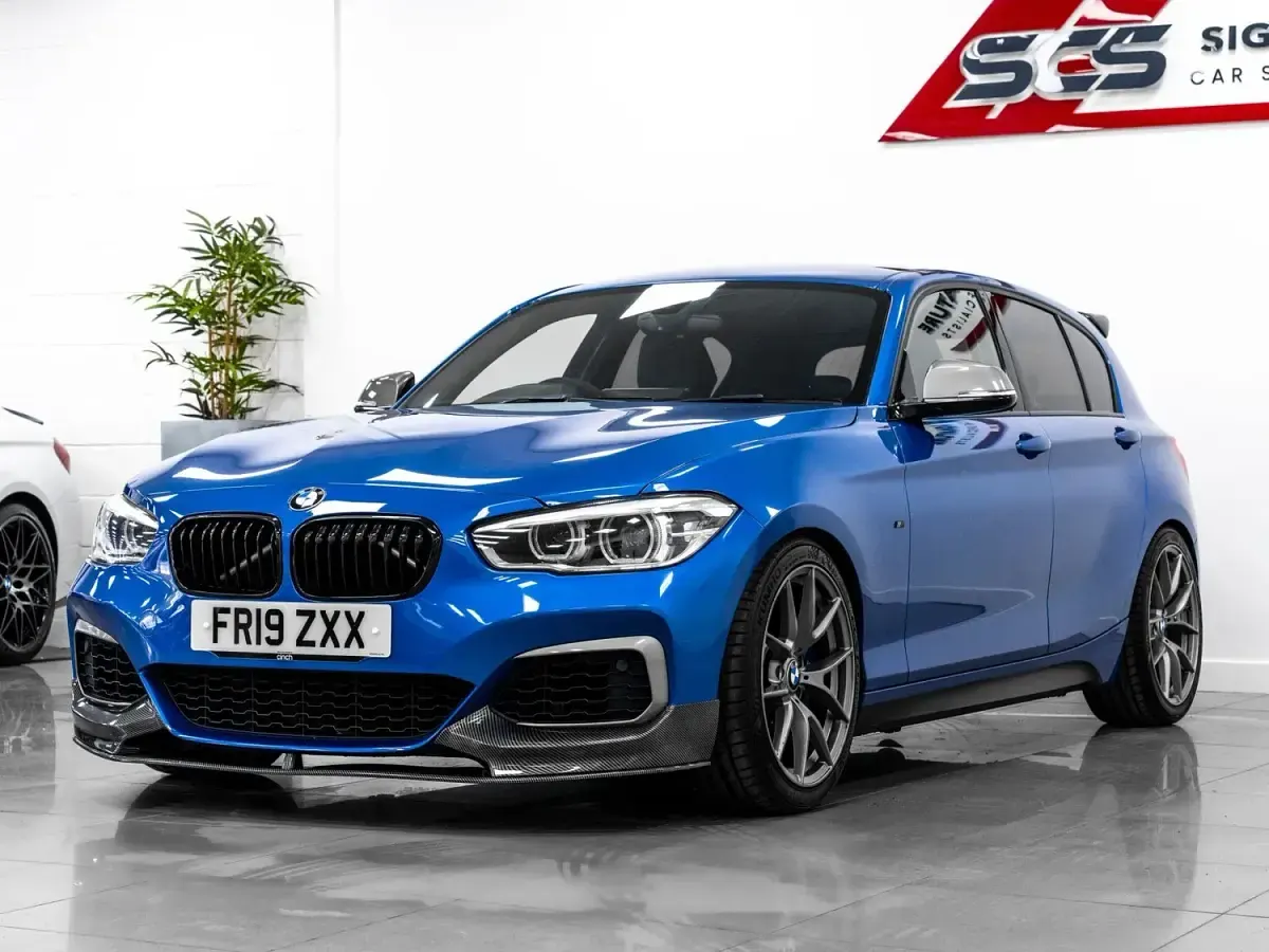 Used BMW M140 M Sport 340 HP (250 kW) 2019 Blue Hatchback