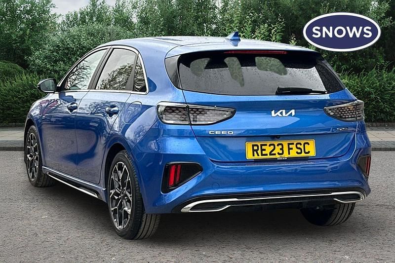 Used Kia Ceed GT-Line 158 HP (116 kW) 2023 Blue Hatchback