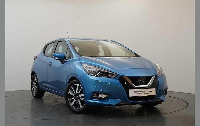 Used Nissan Micra Acenta 88 HP (64 kW) 2019 Blue Hatchback