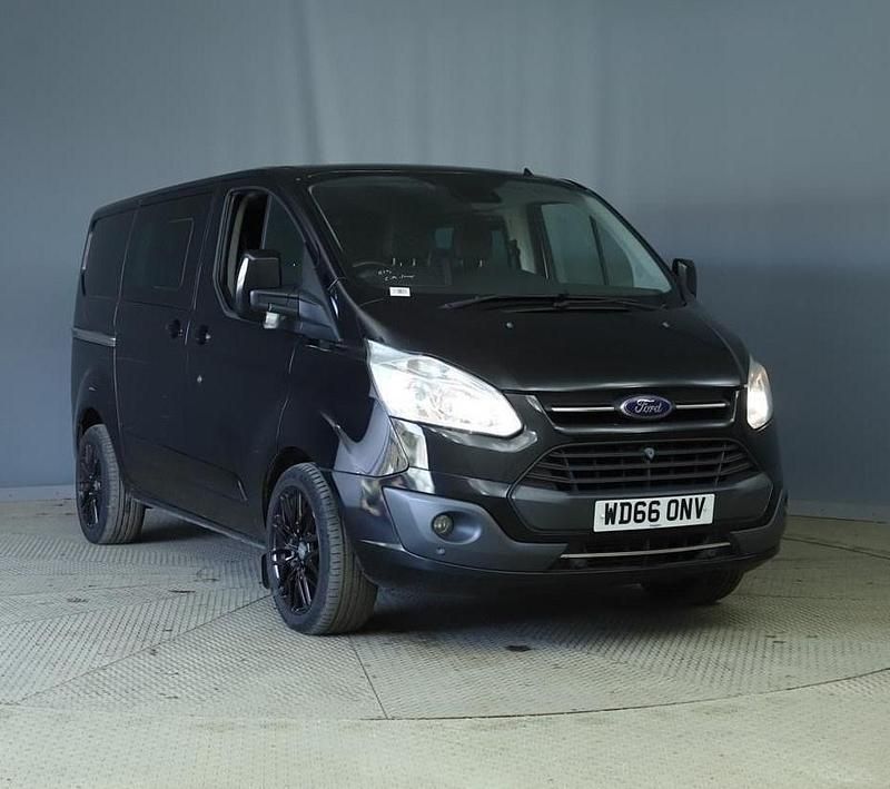 Used Ford Transit Custom Limited 130 HP (95 kW) 2017 Black Van