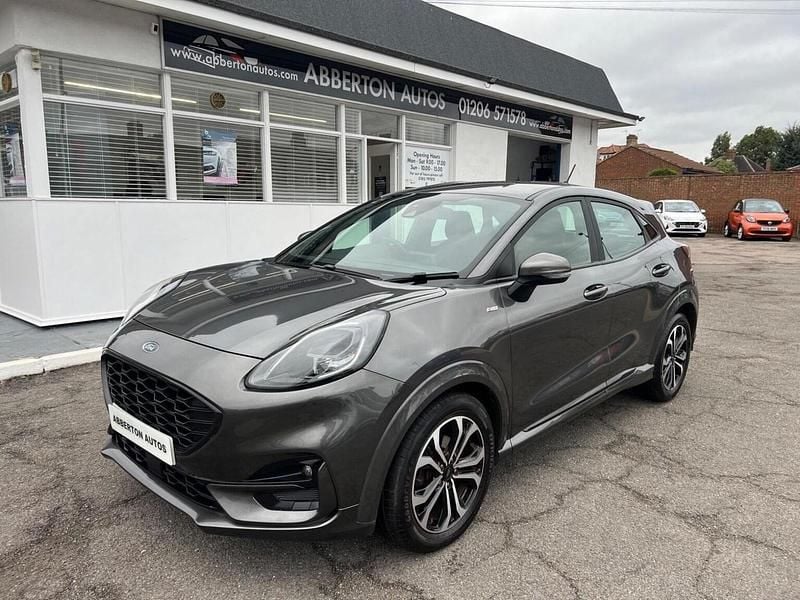 Grey Used 2021 Ford Puma Gen-E ST-Line SUV | £13,695 (Fair price) - Image 1/4