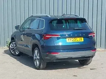 Used Skoda Karoq SE L 150 HP (110 kW) 2023 Blue SUV