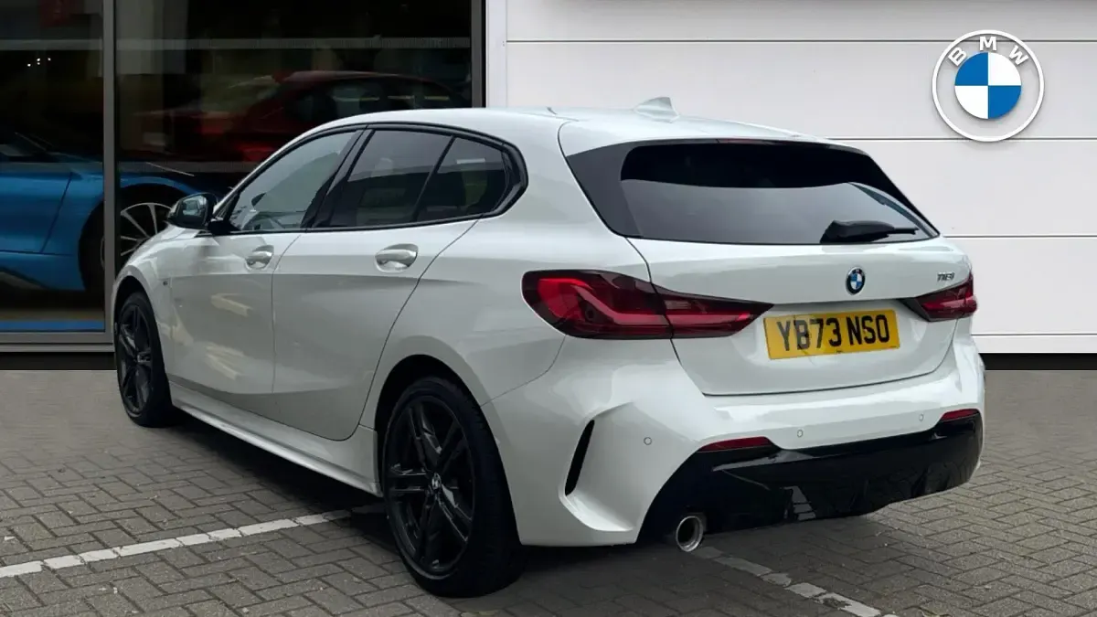 Used BMW 118 M Sport 136 HP (100 kW) 2023 White Hatchback