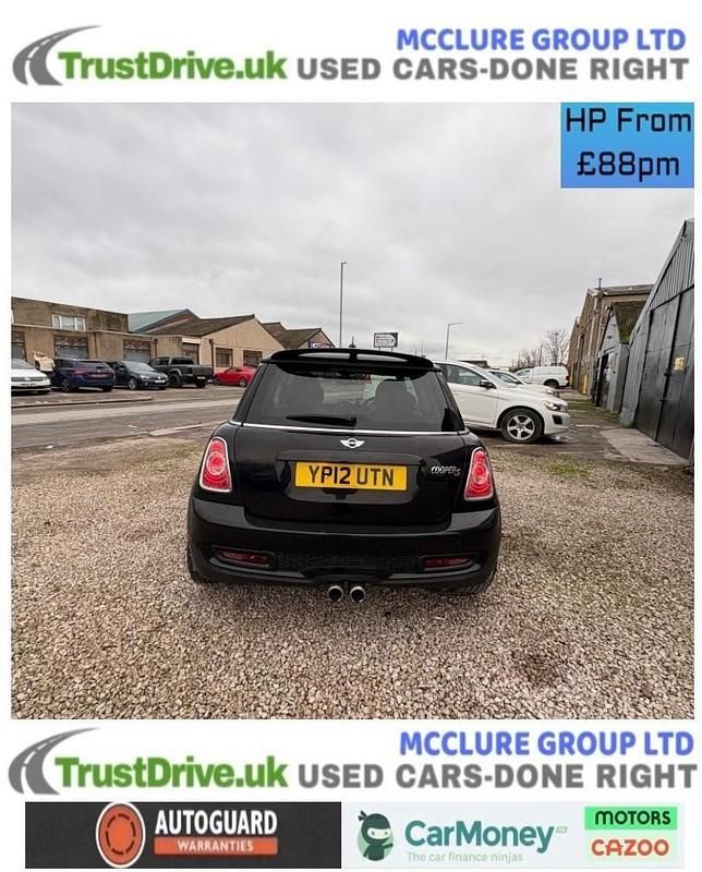 Used Mini Cooper S Hatch 184 HP (135 kW) 2012 Black Hatchback