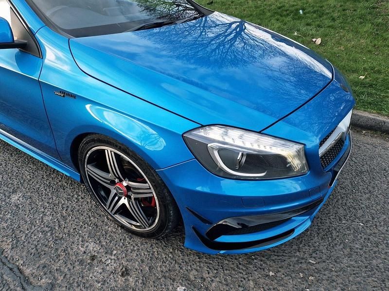 Used Mercedes A250 AMG 2014 Blue Hatchback