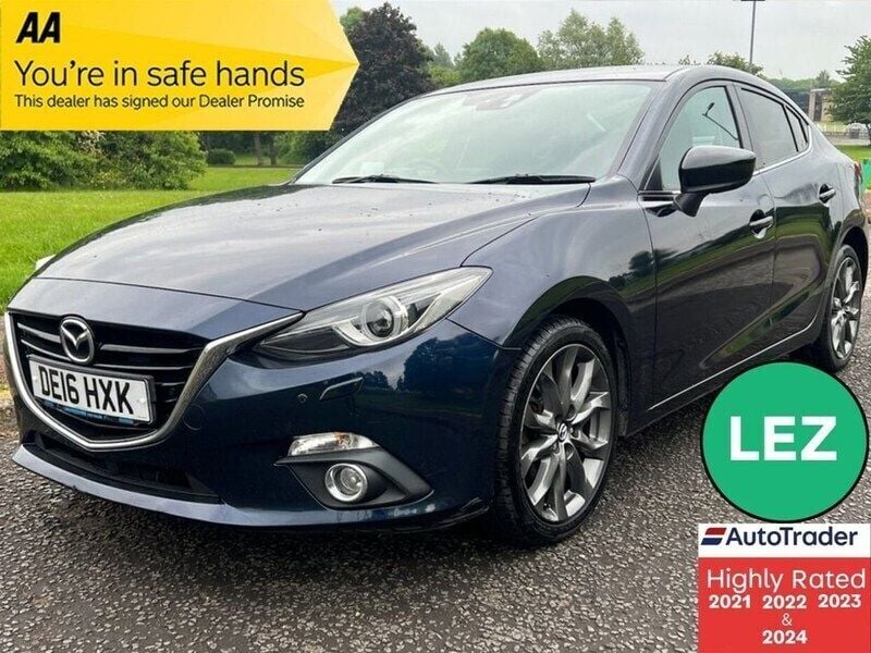 Blue Used 2016 Mazda 3 Inclusive Sedan | £7,995 (Fair price) - Image 1/3