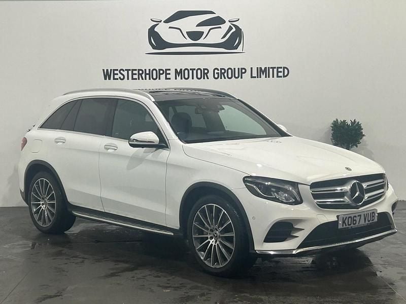 White Used 2018 Mercedes GLC350 AMG line Estate | £19,500 (Fair price) - Image 1/4