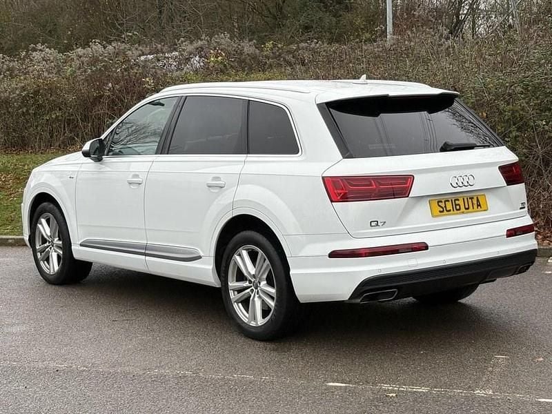 Used Audi Q7 S-Line 218 HP (160 kW) 2016 White SUV