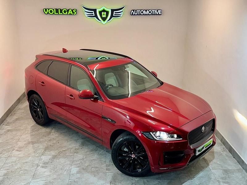 Red Used 2018 Jaguar F-Pace R-Sport SUV | £9,995 (Fair price) - Image 1/4