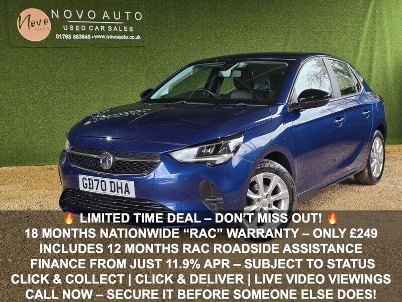 Blue Used 2021 Vauxhall Corsa Hatchback | £9,000 (Super price) - Image 1/4
