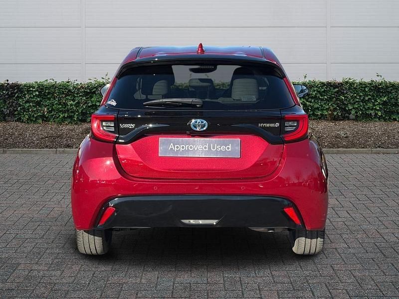 Used Toyota Yaris Hybrid 2021 Red Hatchback