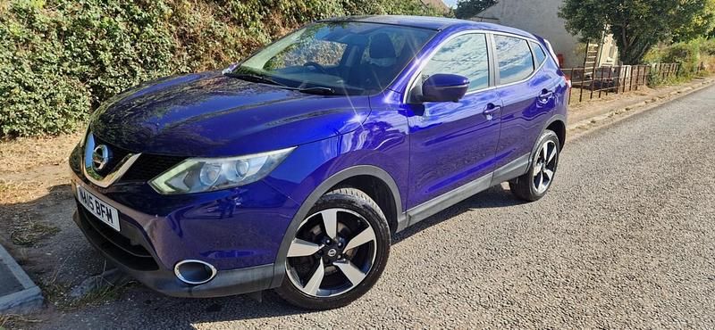Blue Used 2015 Nissan Qashqai N-TEC SUV | £5,490 (Good price) - Image 1/4