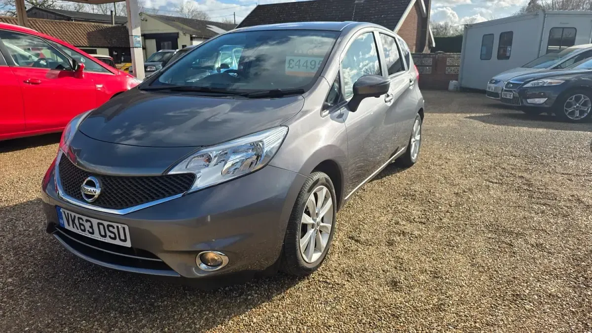 Used Nissan Note Tekna 90 HP (66 kW) 2013 Grey Hatchback