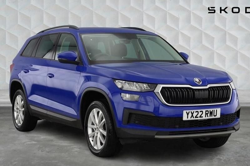 Used Skoda Kodiaq SE 150 HP (110 kW) 2022 Energy blue SUV