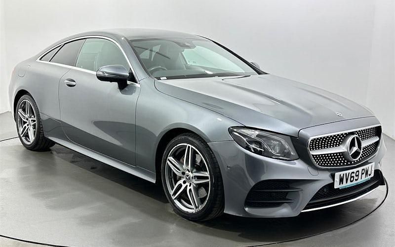 Grey Used 2019 Mercedes E220 AMG line Coupe | £19,361 (Good price) - Image 1/3