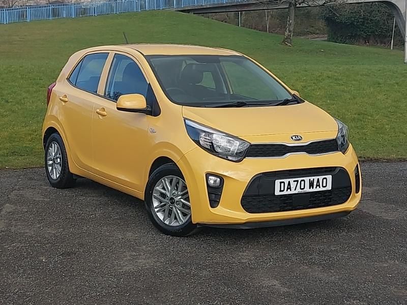 Used Kia Picanto 2020 Yellow Hatchback