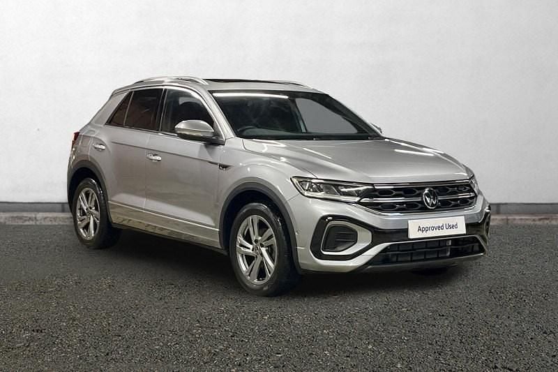 Silver Used 2023 VW T-Roc R-line SUV | £23,790 (Fair price) - Image 1/3