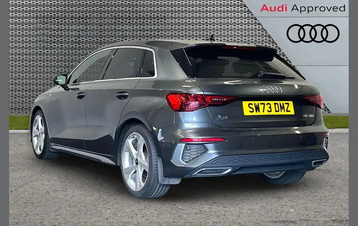 Used Audi A3 S-Line 150 HP (110 kW) 2023 Grey Sedan