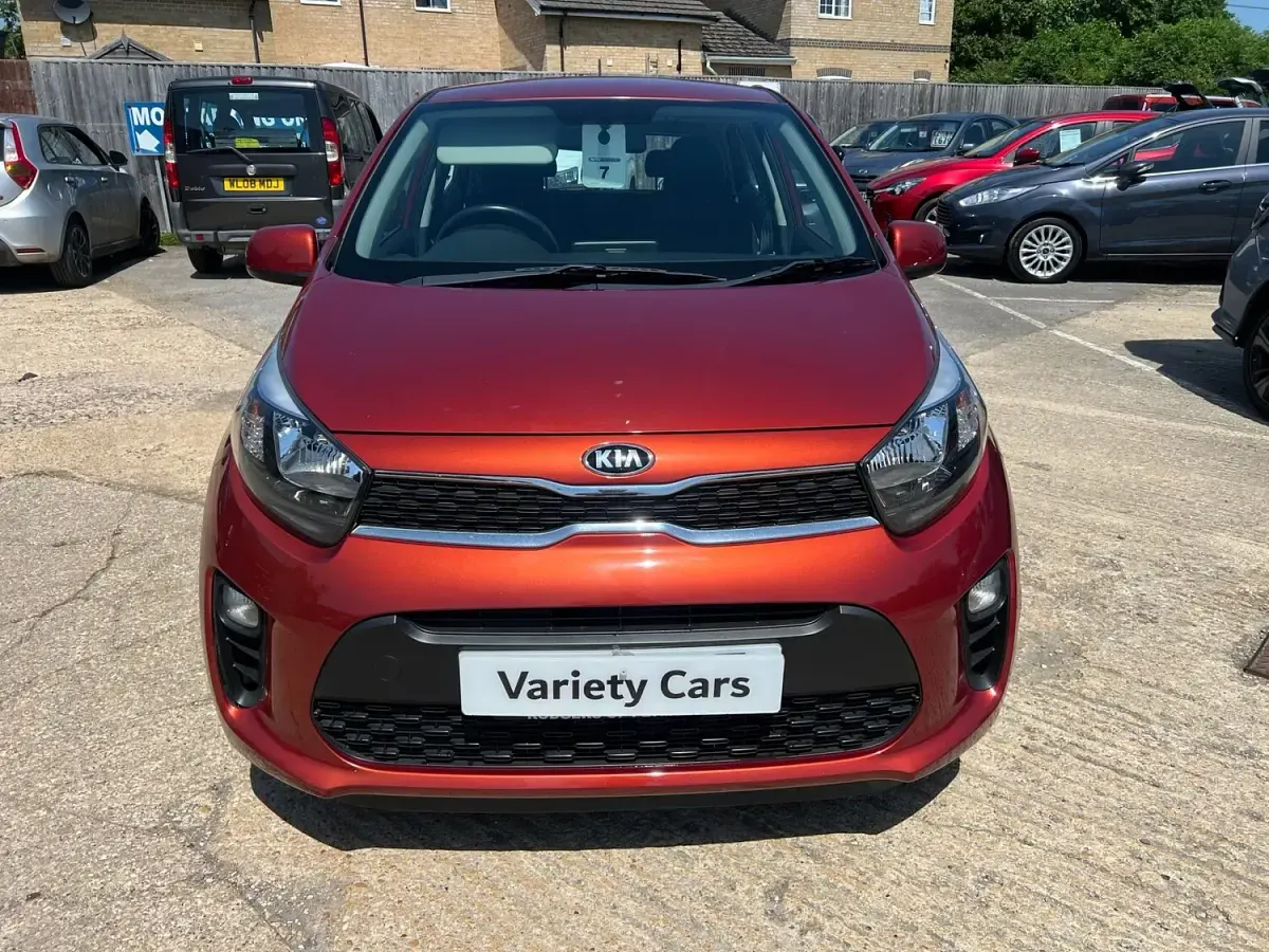 Used Kia Picanto 83 HP (61 kW) 2017 Orange Hatchback