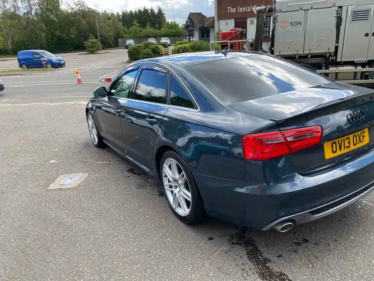 Used Audi A6 S-Line 204 HP (150 kW) 2013 Blue Sedan