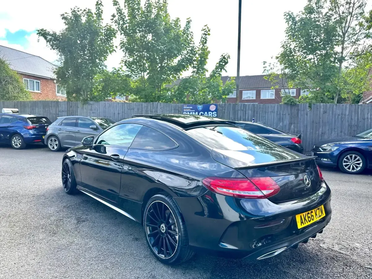 Used Mercedes C220 AMG line 2016 Black Coupe