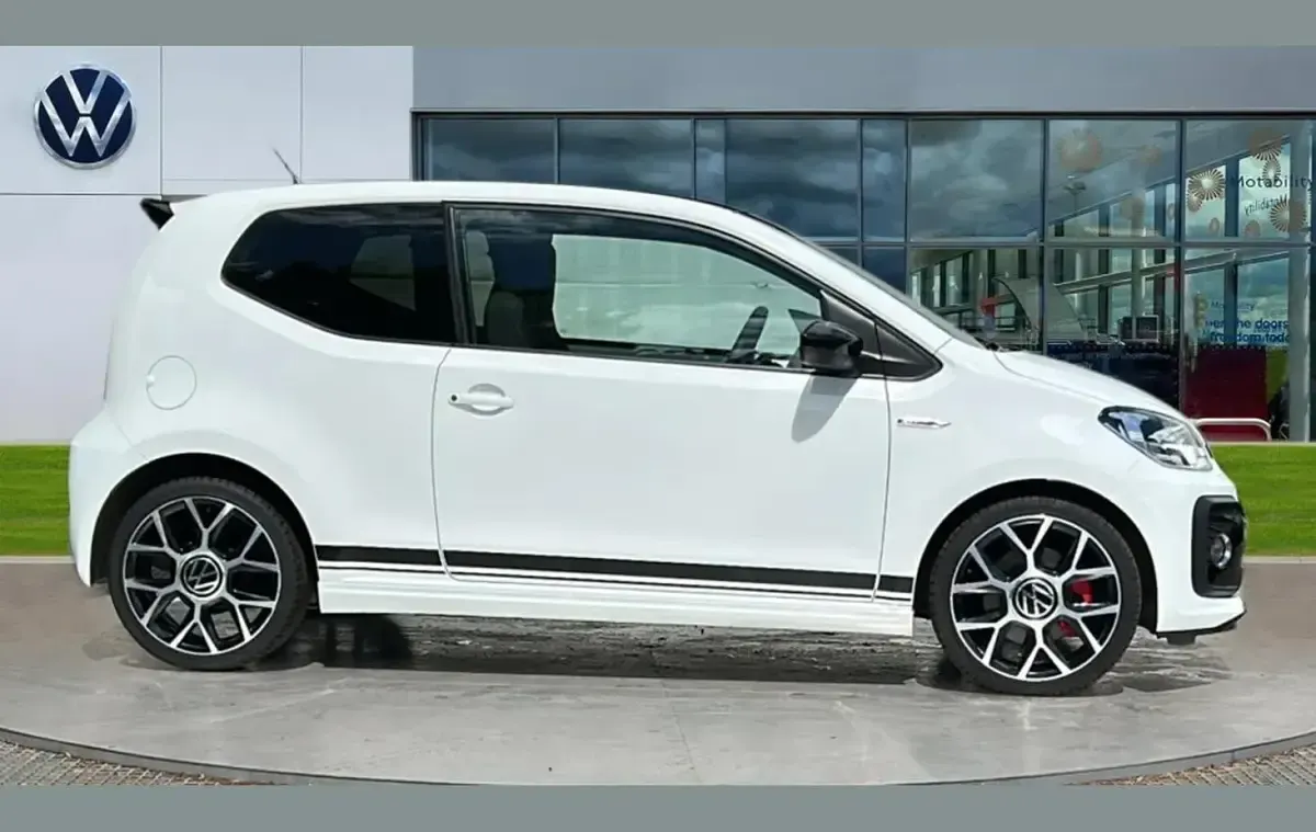 Used VW up! GTI 115 HP (84 kW) 2021 Pure white flat black Hatchback