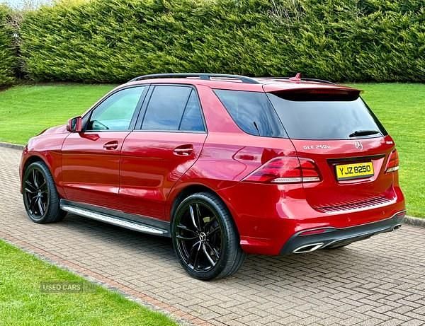 Used Mercedes GLE250 AMG line 2016 Red Estate