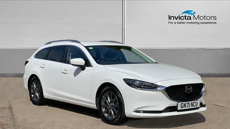 White Used 2022 Mazda 6 Estate | £16,500 (Good price) - Image 1/4