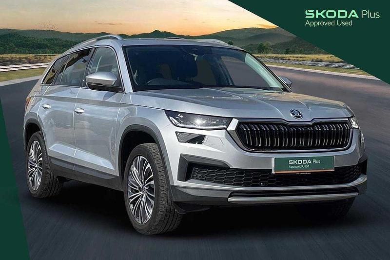 Brilliant silver metallic Used 2022 Skoda Kodiaq SE L Executive SUV | £25,667 (Fair price) - Image 1/4