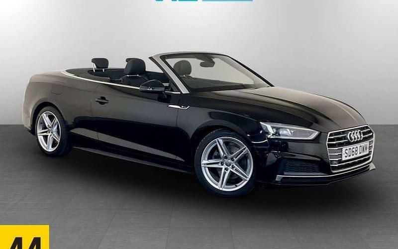 Used Audi A5 Cabriolet S-Line 190 HP (139 kW) 2017 Black Cabriolet