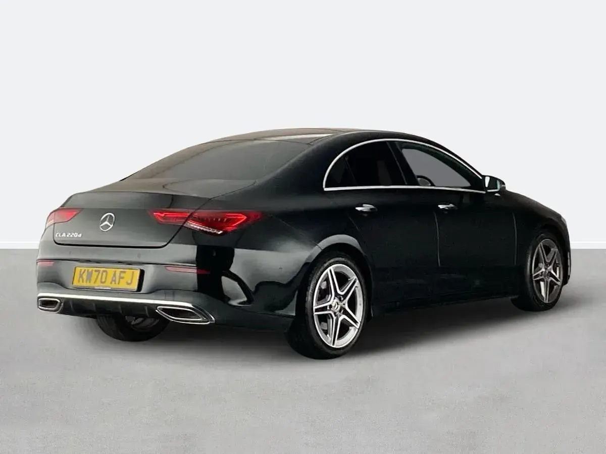 Used Mercedes CLA220 AMG Line Premium Plus 190 HP (139 kW) 2020 Black Coupe