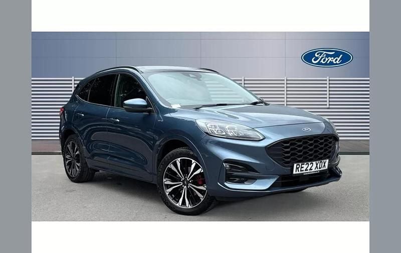 Blue Used 2022 Ford Kuga ST-Line X SUV | £24,393 (A bit pricey) - Image 1/4