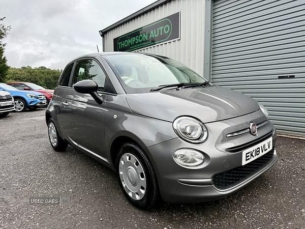 Grey Used 2018 Fiat 500 Pop Hatchback | £6,450 (Fair price) - Image 1/4
