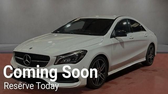 Used Mercedes CLA220 AMG line 177 HP (130 kW) 2018 White Sedan