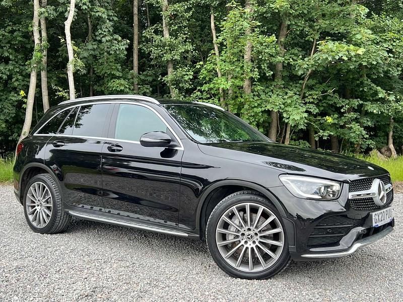 Black Used 2020 Mercedes GLC300 AMG Line Premium SUV | £25,995 (Fair price) - Image 1/4