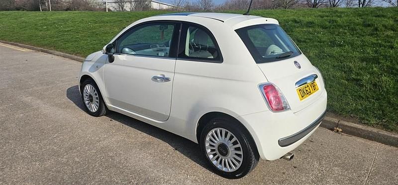 Used Fiat 500 Lounge 2013 White Hatchback