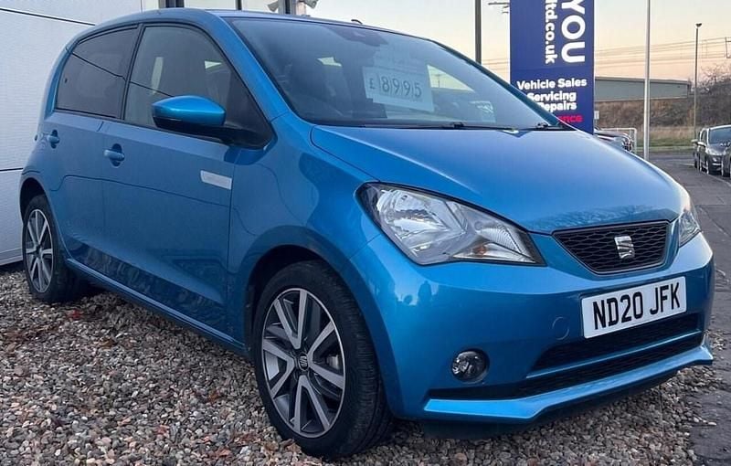 Used Seat Mii Electric 61 kW (83 HP) 2020 Blue Hatchback