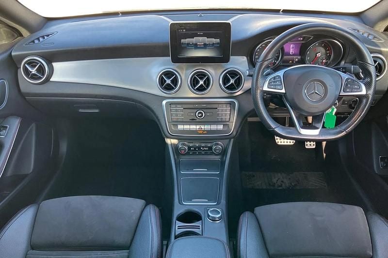 Used Mercedes CLA180 AMG line 122 HP (89 kW) 2018 Black Sedan
